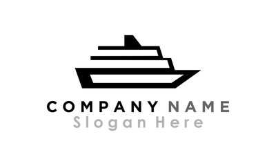 yacht ship vector logo