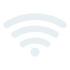 no wifi sign symbol on white background.