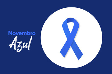 Novembro Azul. Todos contra o câncer de próstata. Cuidados para o homem.