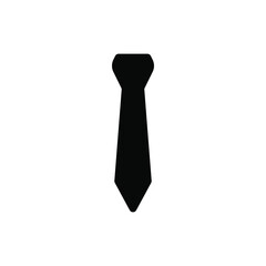 Tie Icon in trendy flat style isolated on white background. Necktie symbol web site design,Vector illustration, EPS  10.