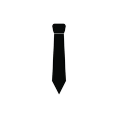 Tie Icon in trendy flat style isolated on white background. Necktie symbol web site design,Vector illustration, EPS  10.