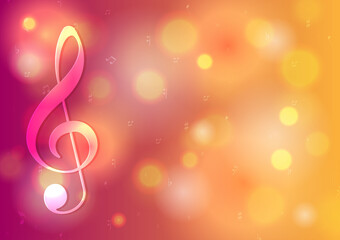 Music background for design, Vector and illustration,Template Design for postcard , shapes , brochure and banner.