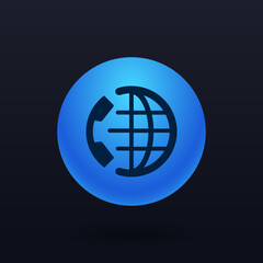 Inernational Call - Button