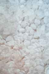 Detail of salt flakes