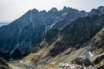 Fototapeta na wymiar High Tatras mountains scenery, Slovakia