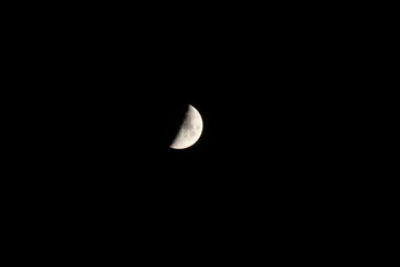 The Beauty of the Moon on a clear Evening