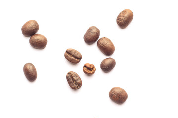 coffee bean isolated on white background