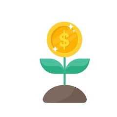Caring for a financial tree that grows and yields dollar bills. Investment idea