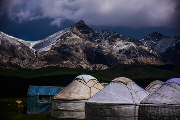 Camp in the mountains