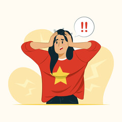 Schizophrenia concept illustration