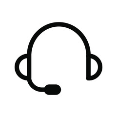 Headphones, Mobile with headset icon vector