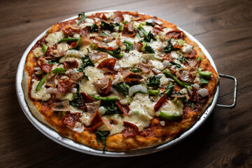 Pizza de vegetales