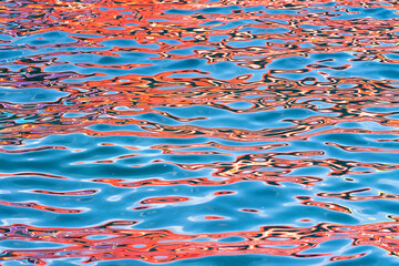 Water pattern, ocean surface, color waves