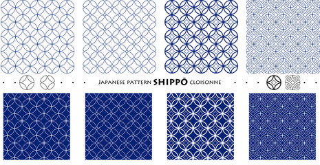 Japanese pattern SIPPŌ cloisonne_seamless pattern_c03