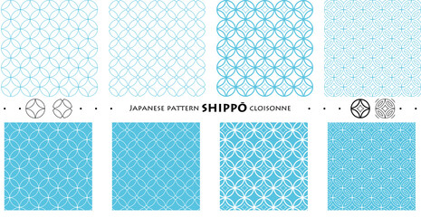 Japanese pattern SIPPŌ cloisonne_seamless pattern_c04