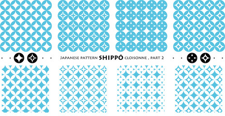 Japanese pattern SIPPŌ cloisonne_part2_seamless pattern_c04