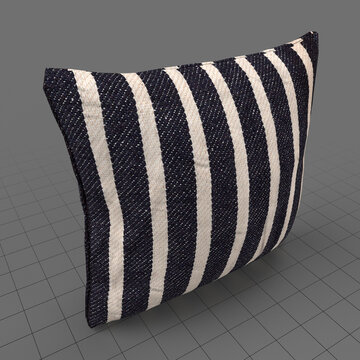 Striped pattern cushion