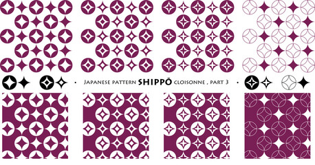 Japanese pattern SIPPŌ cloisonne_part3_seamless pattern_c07