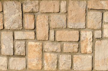 Stone wall texture background natural color