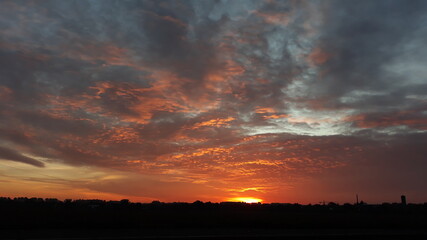 Sonnenaufgang in Viersen