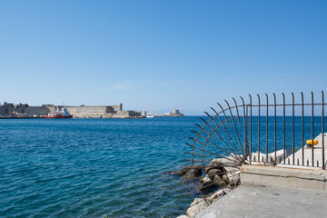 Port of Rhodes. Rhodes, Greece.