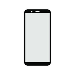 Mobile phone or smartphone icon.  vector illustration