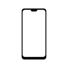 Mobile phone or smartphone icon.  vector illustration