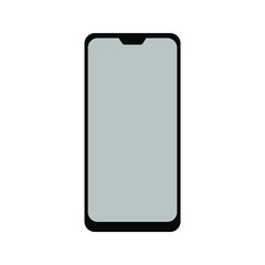 Mobile phone or smartphone icon.  vector illustration