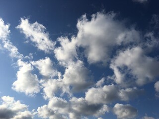 Obraz premium 空と雲の背景