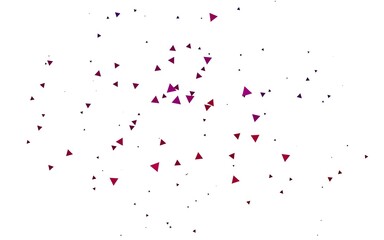 Light Pink vector cover in polygonal style.