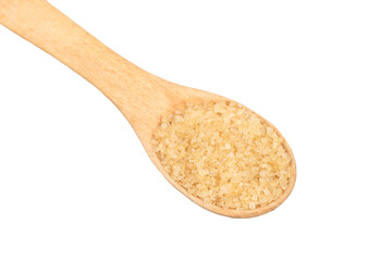 Brown sugar in spoon