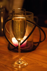 glass of champagne