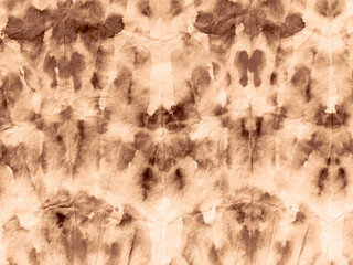 Dirty Art White Pattern. Umber Trendy Paper.