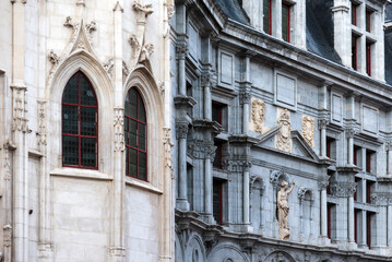 Old Palace of Parliament of Dauphine Closeup