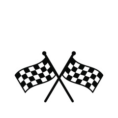 Fototapeta premium Start icon. Race flag icon. Competition sport flag line vector icon. Racing flag. Start finish. vector illustration