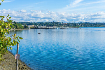 Fototapeta premium Clouds Over Marina 3