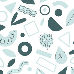 Cotton fabric Graphic seamless repeat pattern