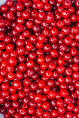 red cherry background