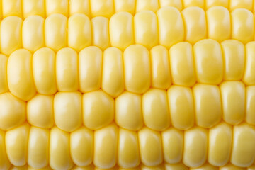 トウモロコシの粒のクローズアップ