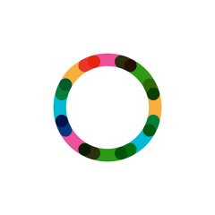 circle logo vector