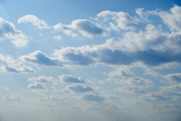 sky and clouds as background during the day, bright and beautiful