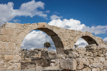 Mediterranean coast on the island of Cyprus