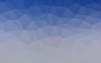 Fototapeta premium Light BLUE vector low poly layout.