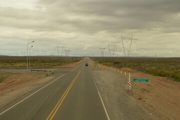 The beautiful Andes Mountains between Argentina and Chile 