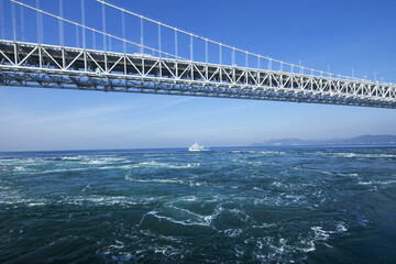 大鳴門橋と鳴門海峡