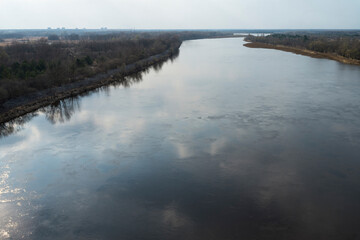 River Pripyat in Chernobyl exclusion zone