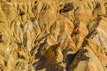 Arid Landscape Brava Lagoon Reserve La Rioja, Argentina