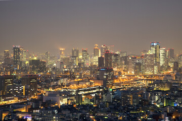 Fototapeta na wymiar 大阪北区周辺の夜景
