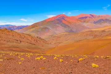 Arid Landscape Brava Lagoon Reserve La Rioja, Argentina