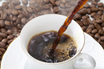 コーヒーを入れる